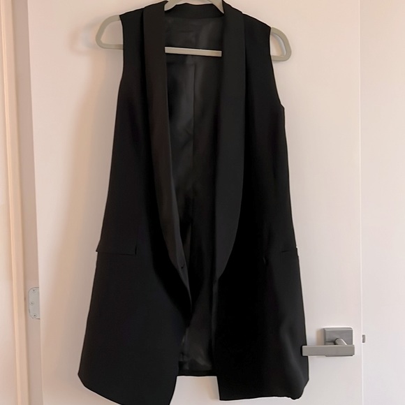 BA&SH Black Tuxedo Dress - Picture 6 of 7